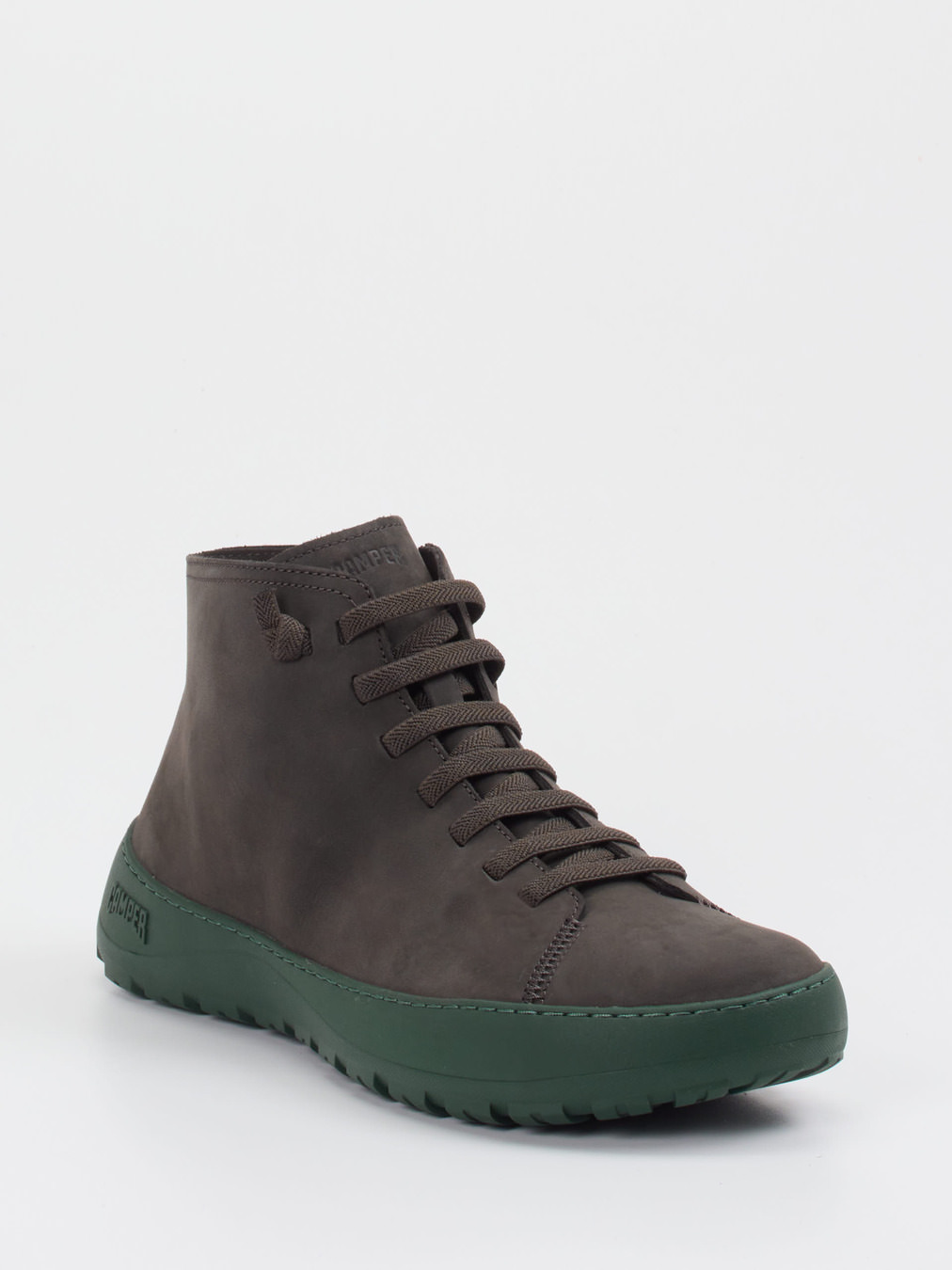 Camper – Schnürboots aus Nubukleder dunkelbraun