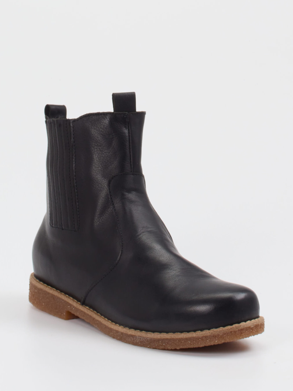 Andrea Conti – Chelsea-Stiefelette aus Kalbleder Schwarz