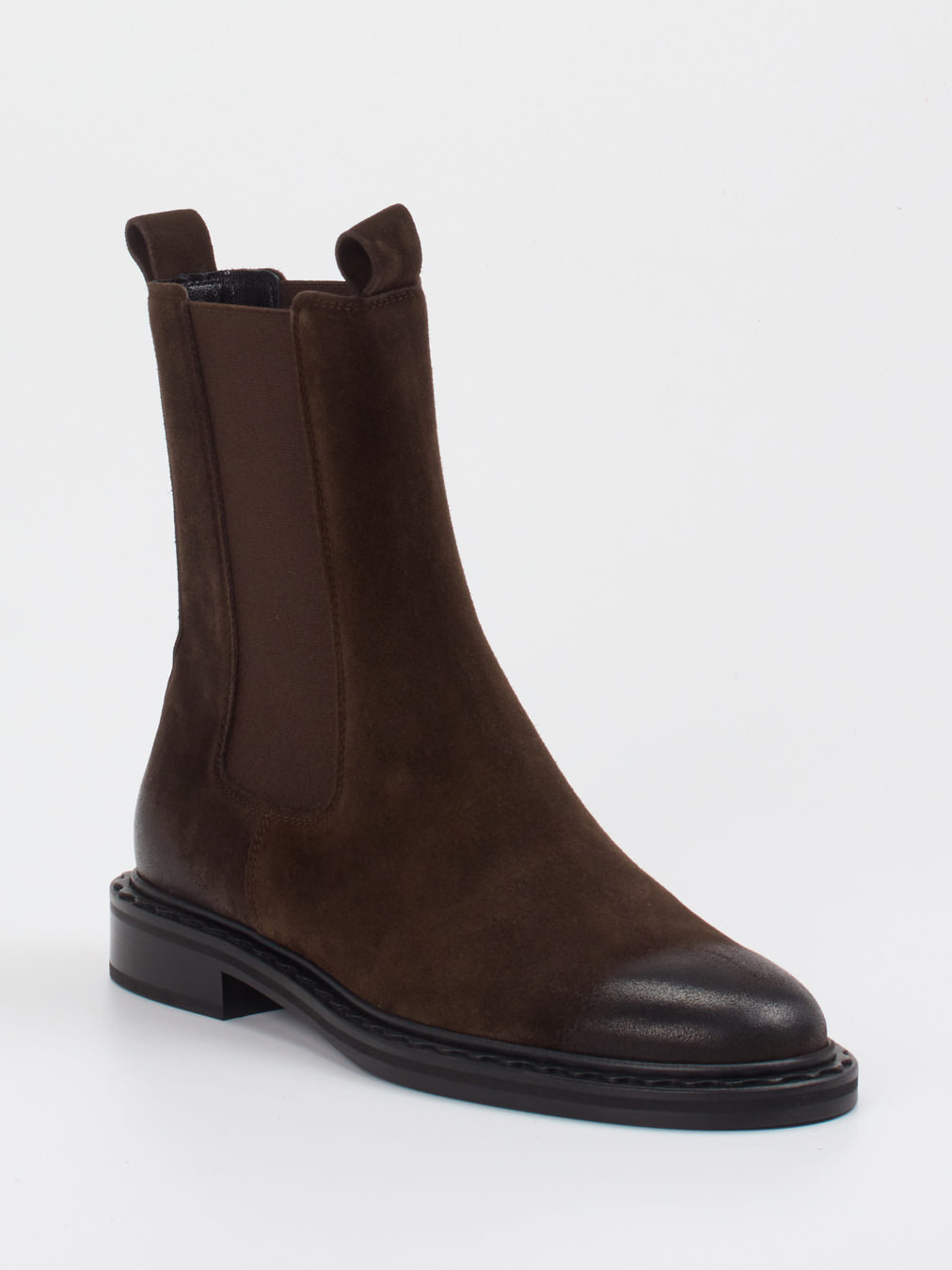 Kennel & Schmenger – Chelsea Boots aus Veloursleder braun
