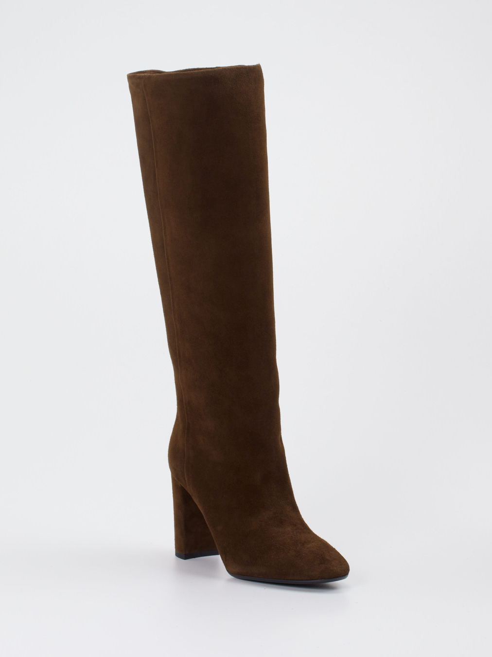 Konstantin Starke – Kniehohe Stiefel aus Veloursleder Braun