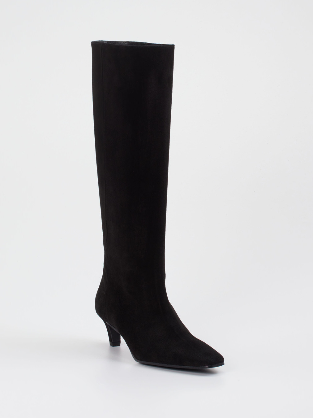 Konstantin Starke – Stiefel aus Veloursleder Schwarz