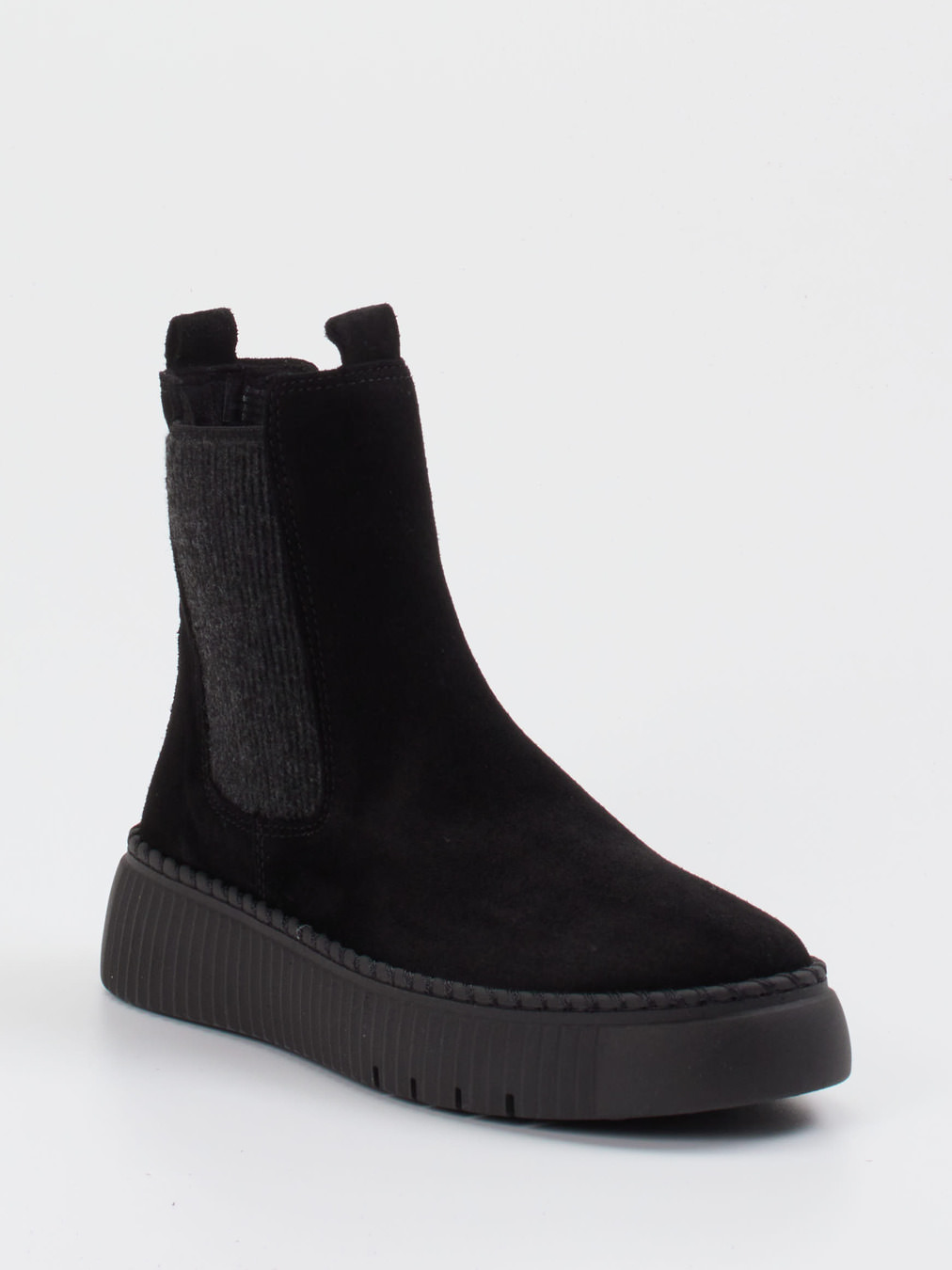 Gabor – Chelsea Boots aus Lammleder Schwarz