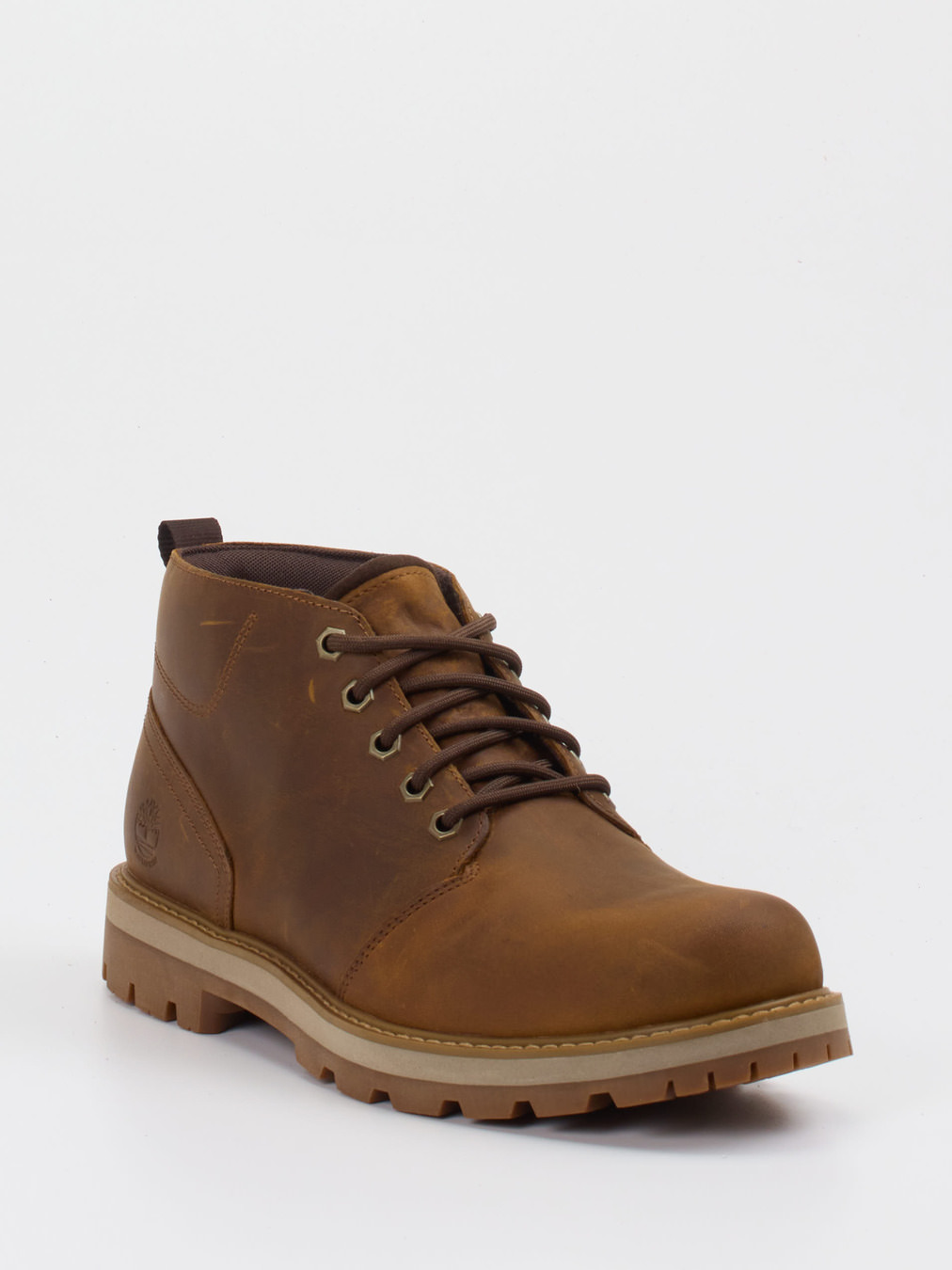 Timberland – Chukka Boots aus Fettleder braun