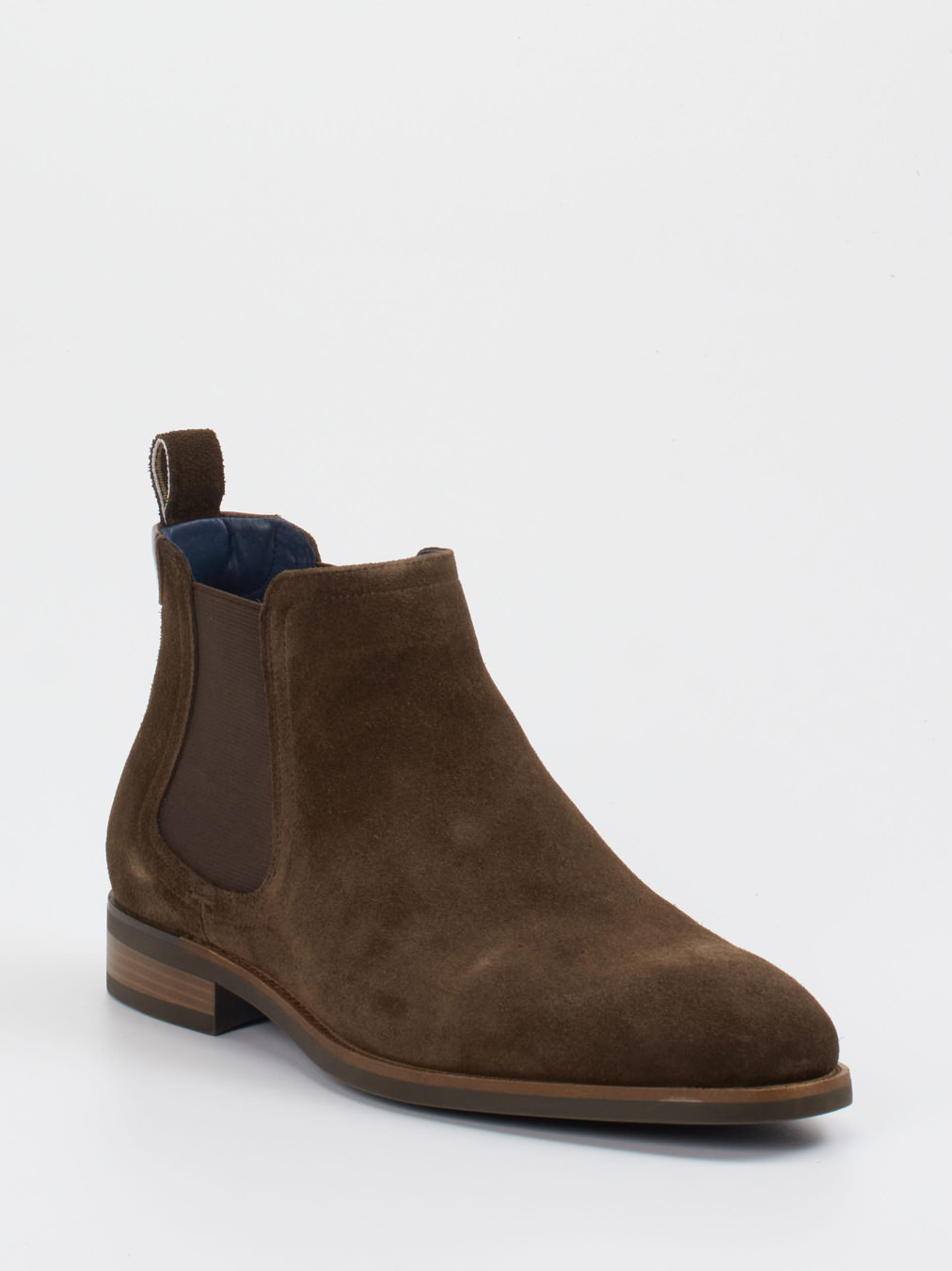 Daniel Kenneth – Chelsea Boots aus Veloursleder Braun