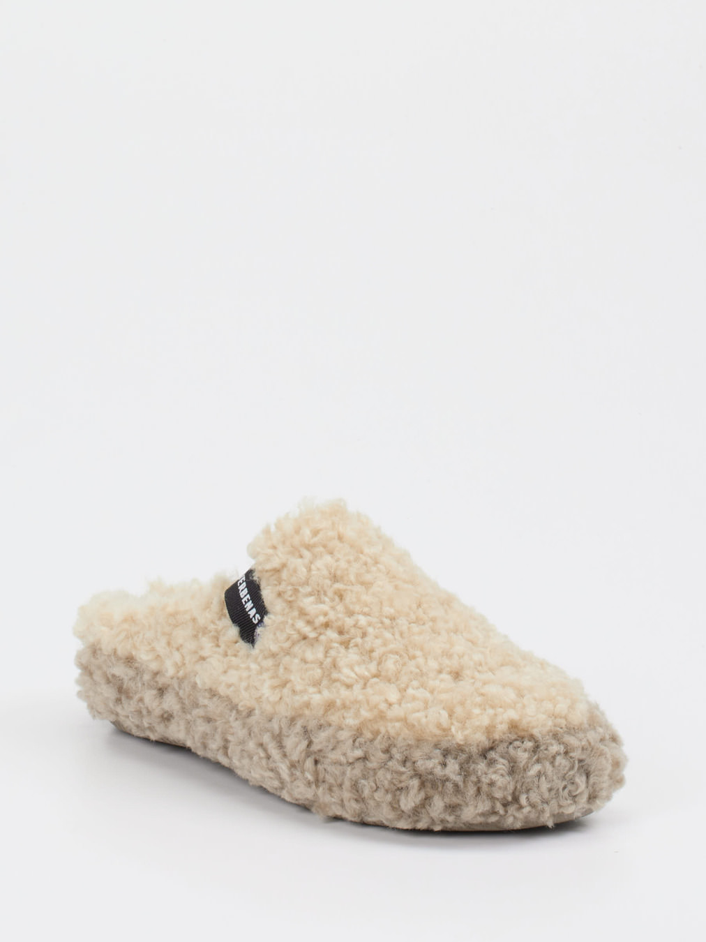 Verbenas – Pantoffeln aus Textil in Beige