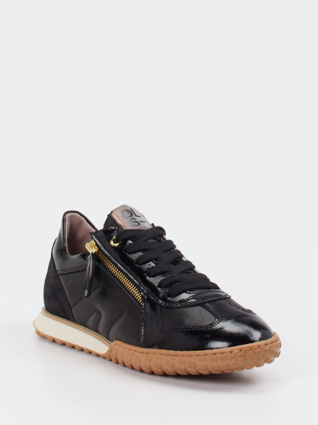 DL Sport – Sneaker aus Kalbleder in Schwarz