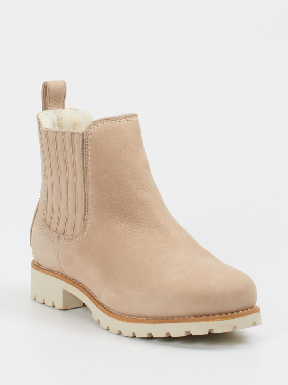 Panama Jack – Chelsea Boots aus Nubukleder beige