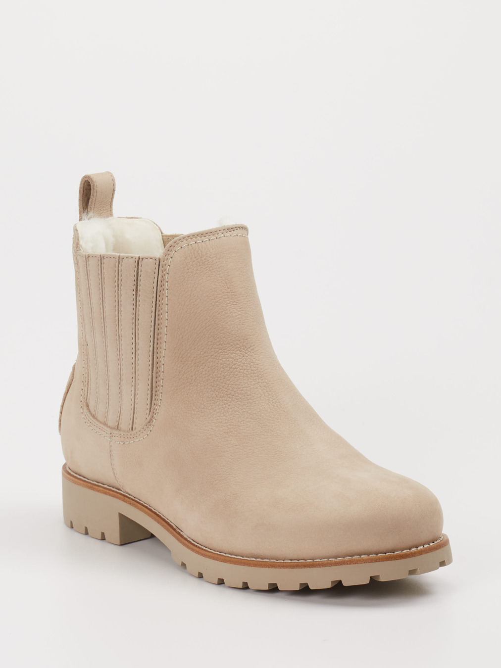 Panama Jack – Chelsea Boots aus Nubukleder beige