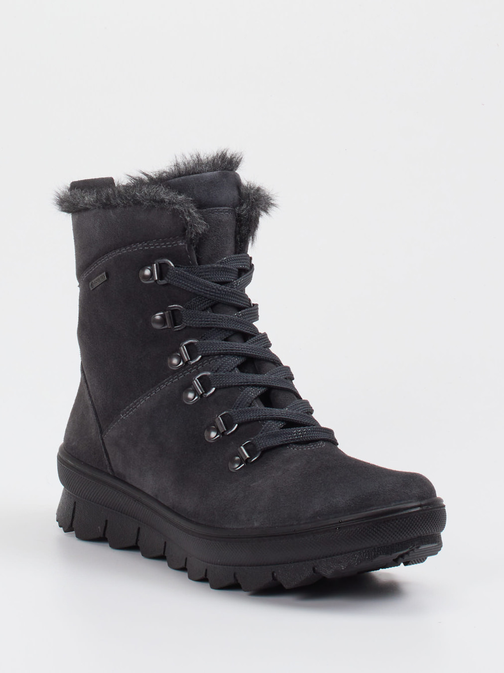 Legero – Stiefelette aus Veloursleder anthrazit