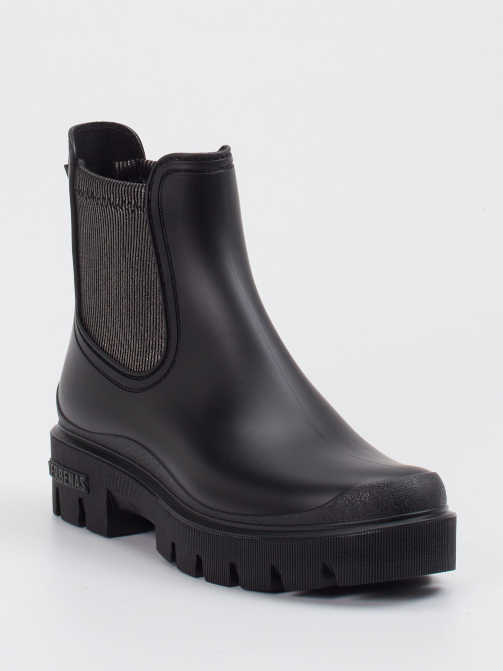 Verbenas – Chelsea Boots aus Gummi in Schwarz