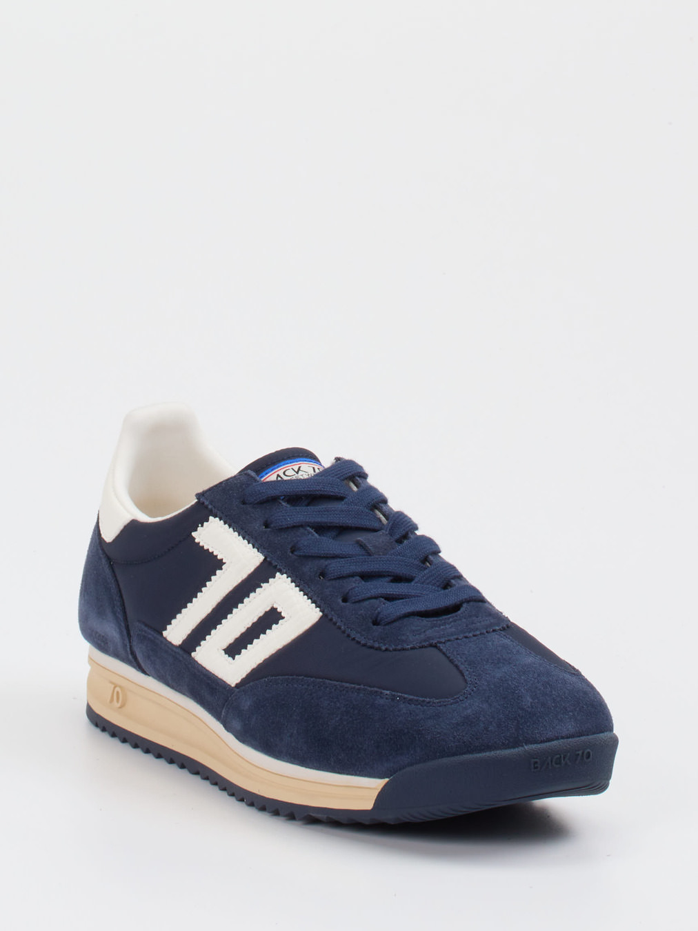 Back 70 – Retro-Sneaker aus Veloursleder und Nylon
