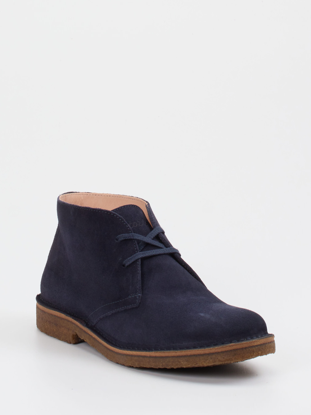 Astorflex – Desert Boots aus Veloursleder Dunkelblau
