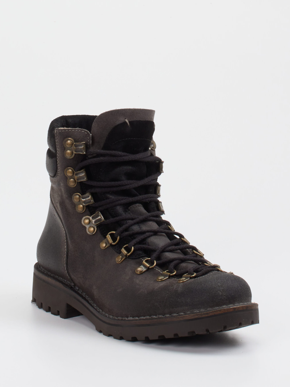 Astorflex – Wanderstiefeletten aus Veloursleder braun