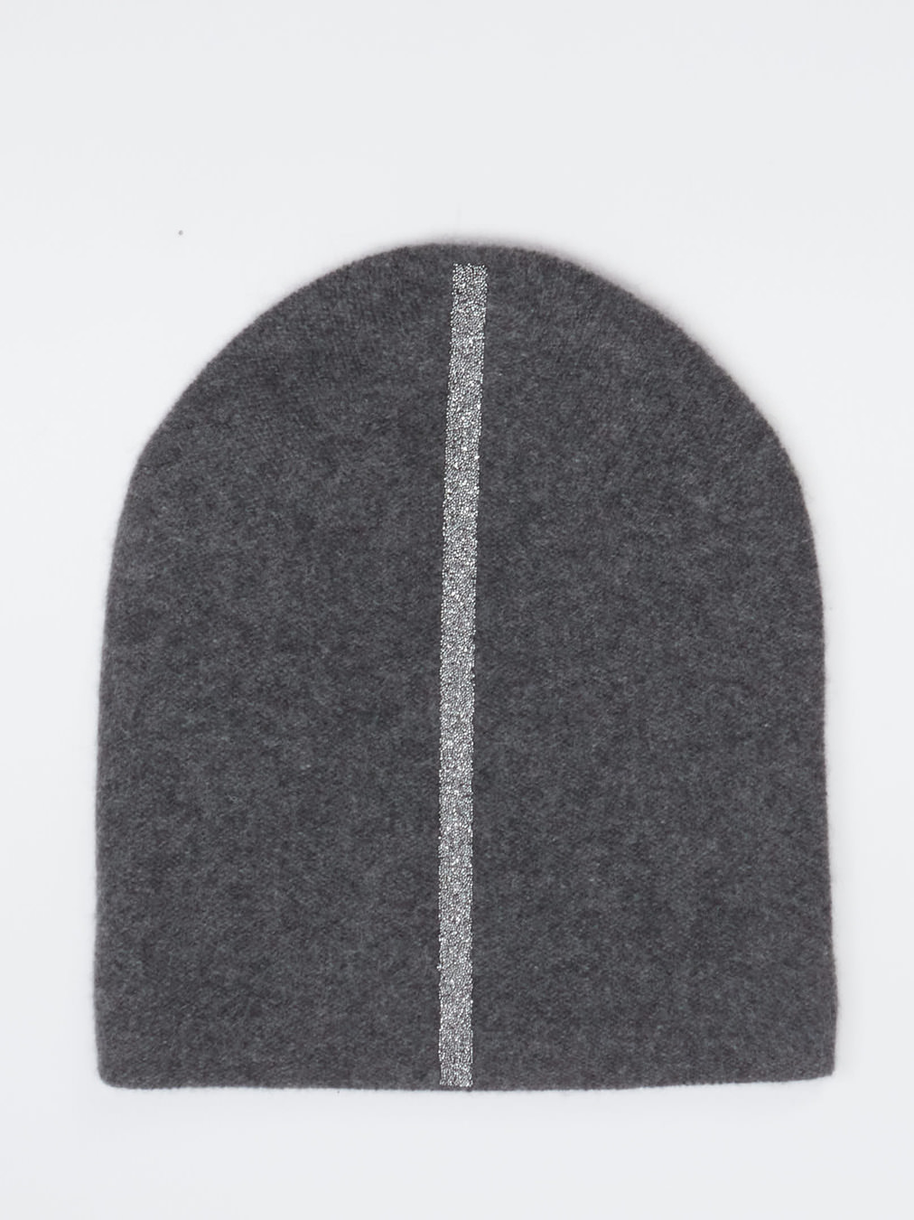 HURRAY – Beanie aus Kaschmir mit Glitzerstreifen