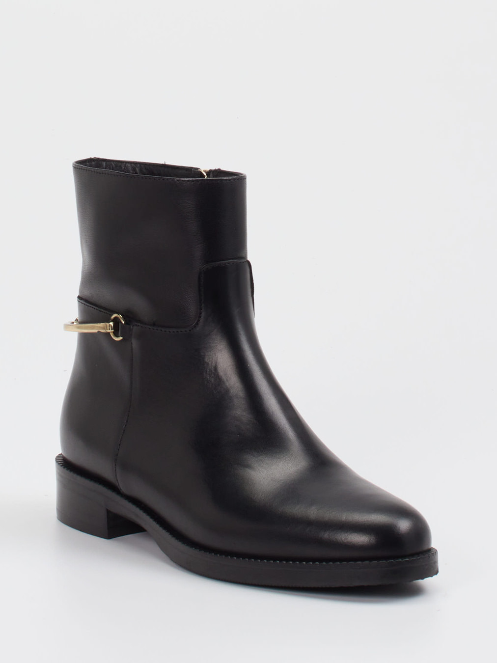 Konstantin Starke – Stiefelette aus Kalbleder Schwarz