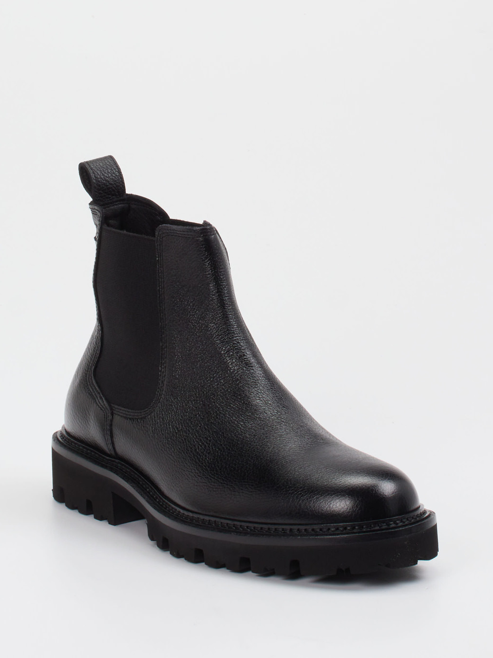 Boss – Chelsea Boots aus Kalbleder schwarz