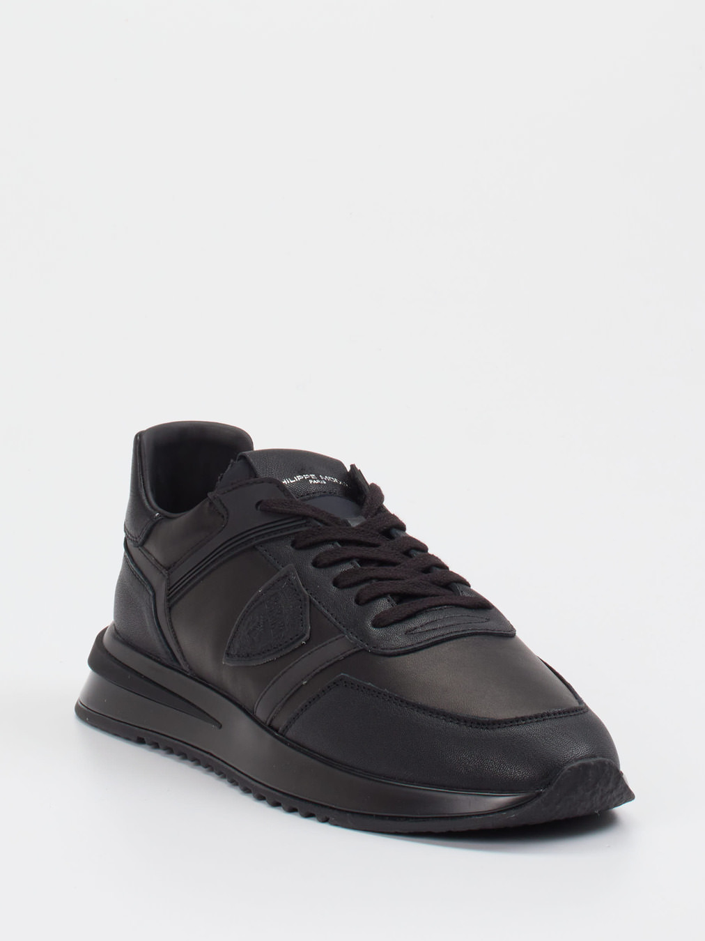 Philippe Model – Sneaker aus Kalbleder schwarz