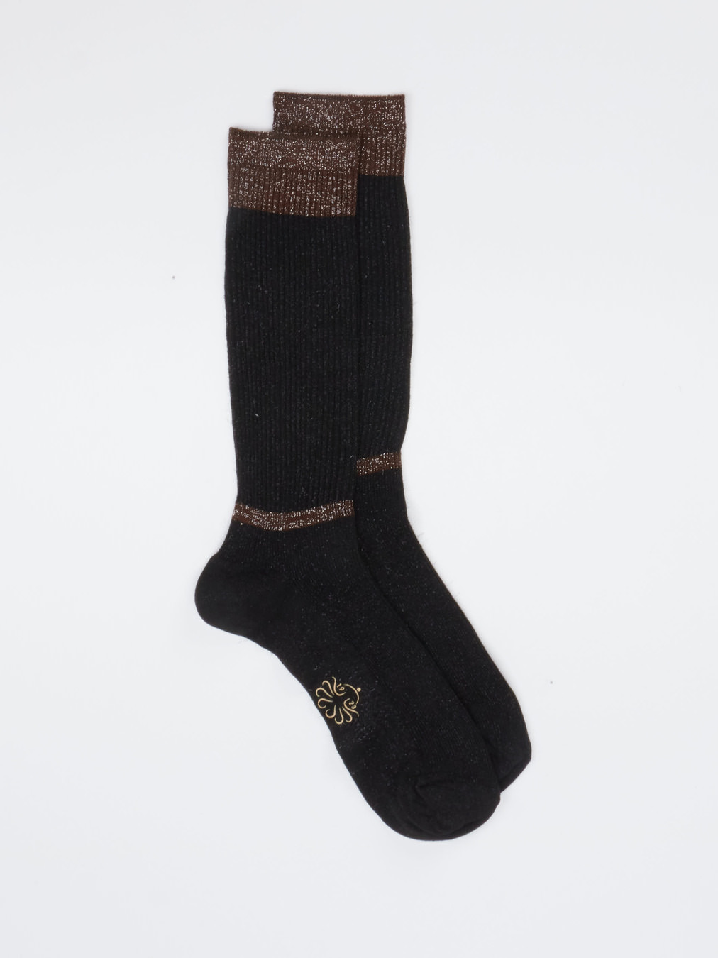 Alto Milano – Socken aus Textil mit Lurex-Effekt