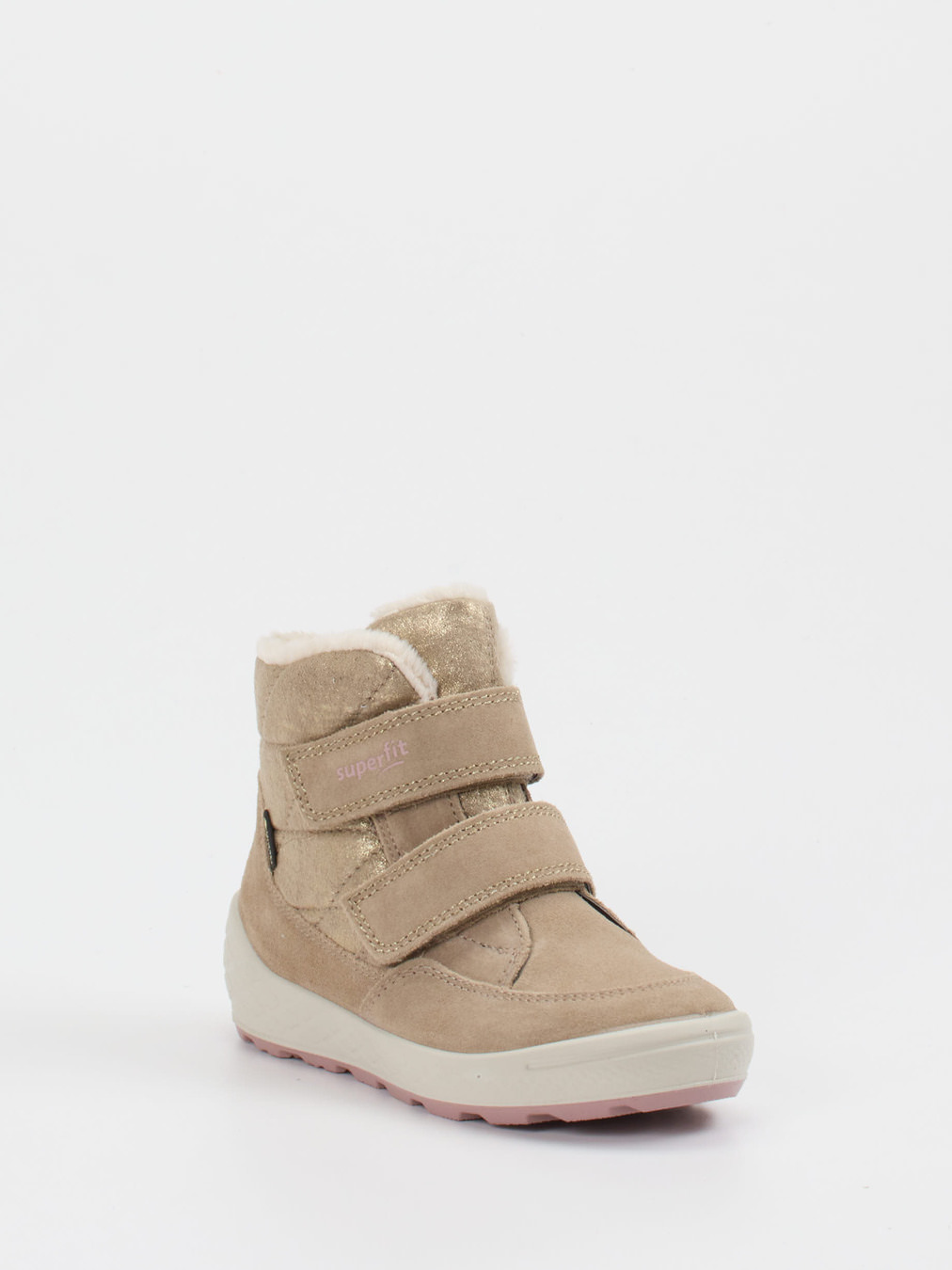 Superfit – Winterboots aus Veloursleder beigebraun