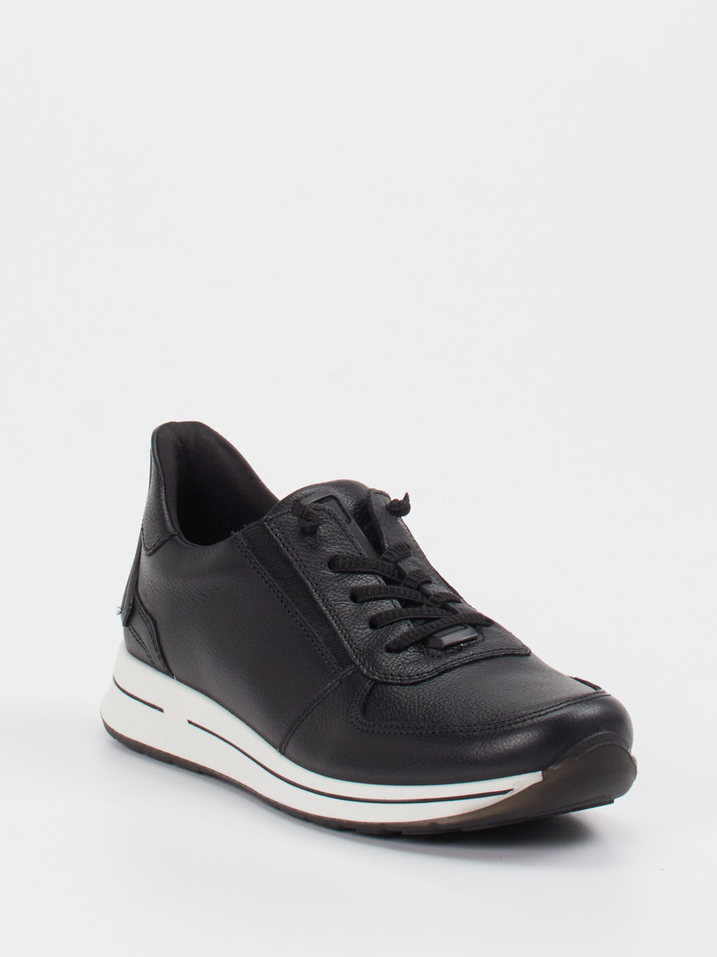 Ara – Komfort-Sneaker aus Kalbleder schwarz