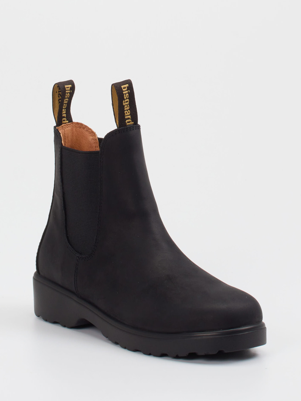 Bisgaard – Chelsea Boots aus Nubukleder schwarz