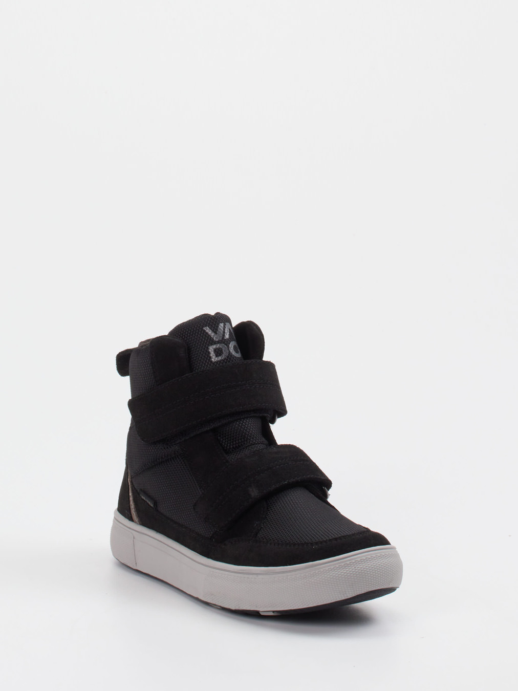 Vado – High-Top Sneaker aus Veloursleder schwarz