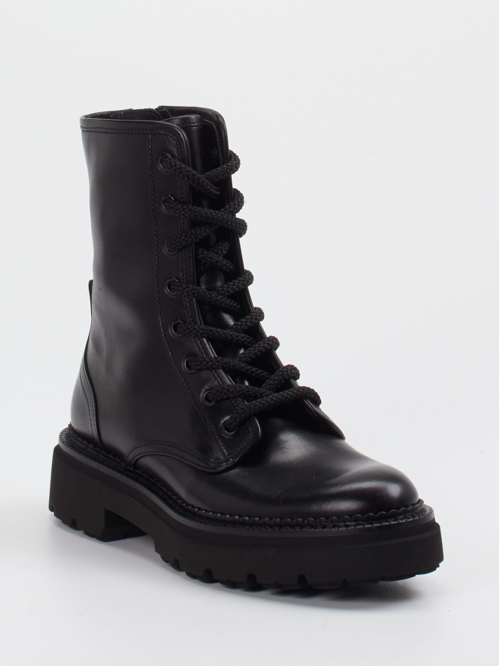 Kennel & Schmenger – Schnürboots aus Lammleder Schwarz