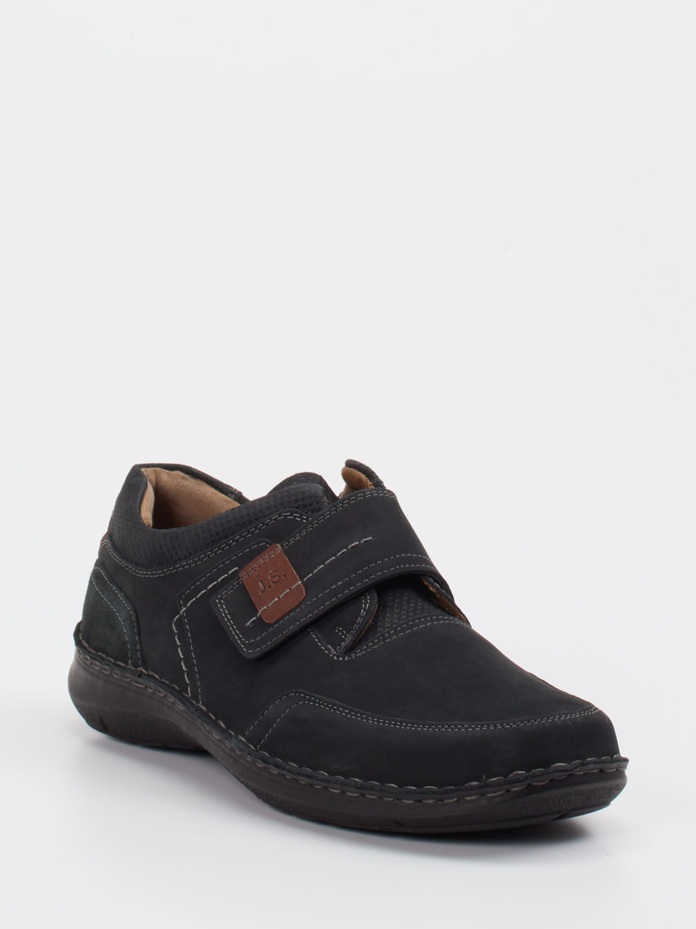 Josef Seibel – Klettslipper aus Nubukleder Schwarz