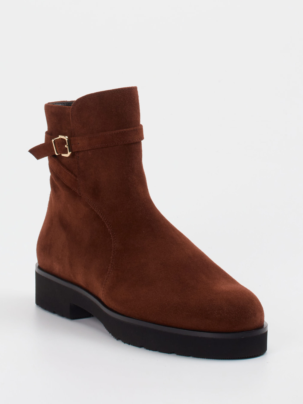 Hassia – Ankle Boots aus Veloursleder kastanienbraun