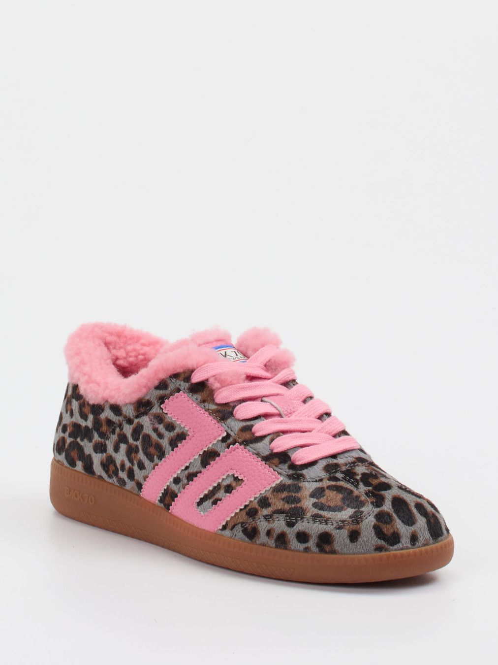 Back 70 – Sneaker aus Fell in Rosa-Leolook