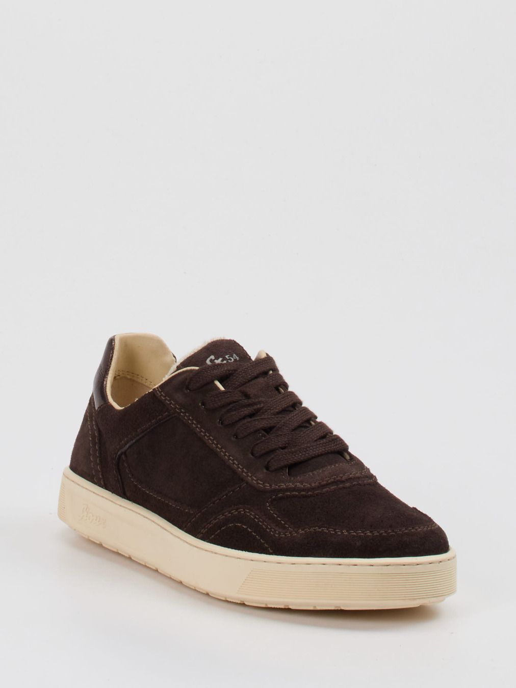 Sioux – Sneaker aus Veloursleder Dunkelbraun