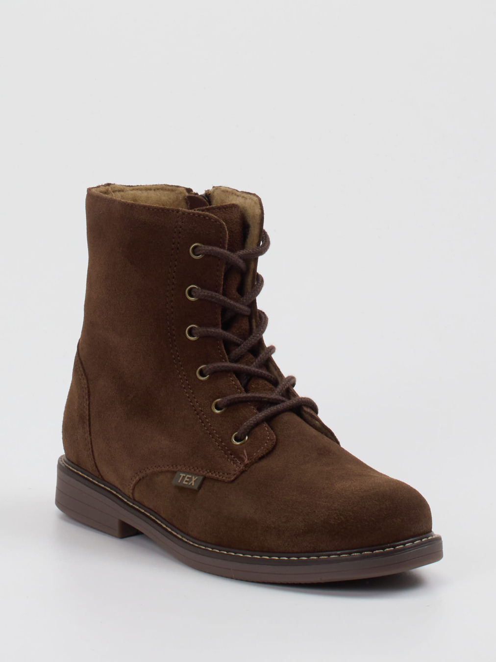 Ralph Harrison Classic – Schnürboots aus Veloursleder braun