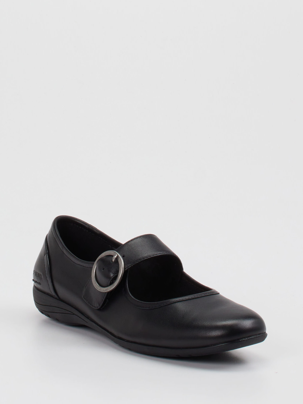 Josef Seibel – Mary Janes aus Kalbleder Schwarz