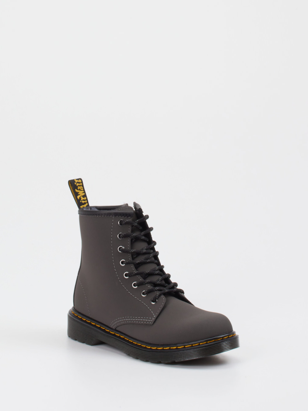 Dr. Martens – Combat Boots aus Synthetik anthrazit