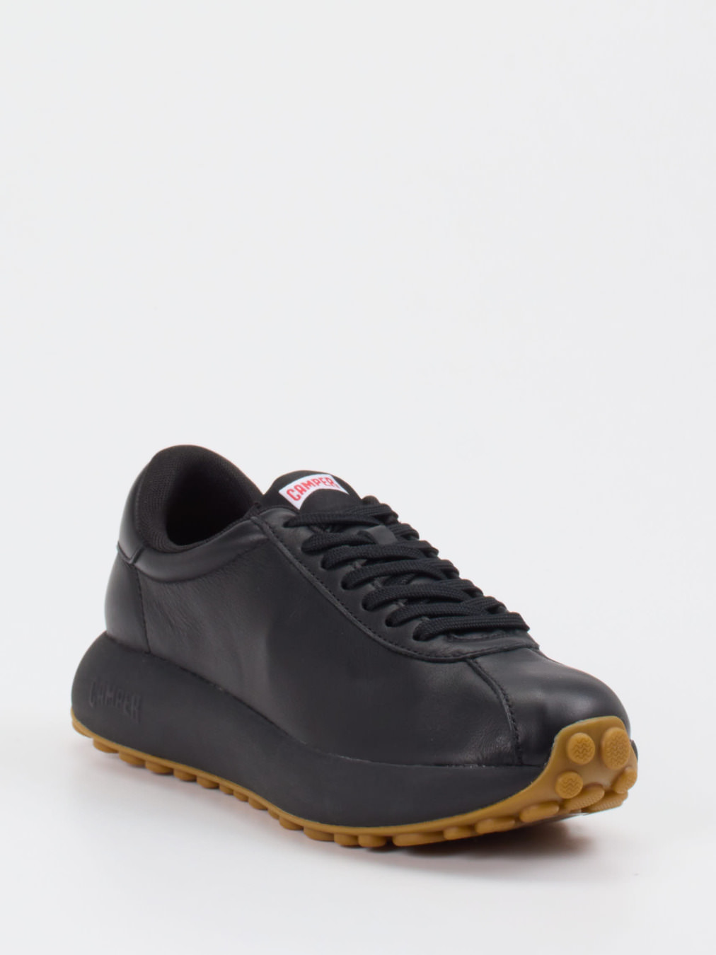 Camper – Sneaker aus Glattleder mit Profilsohle