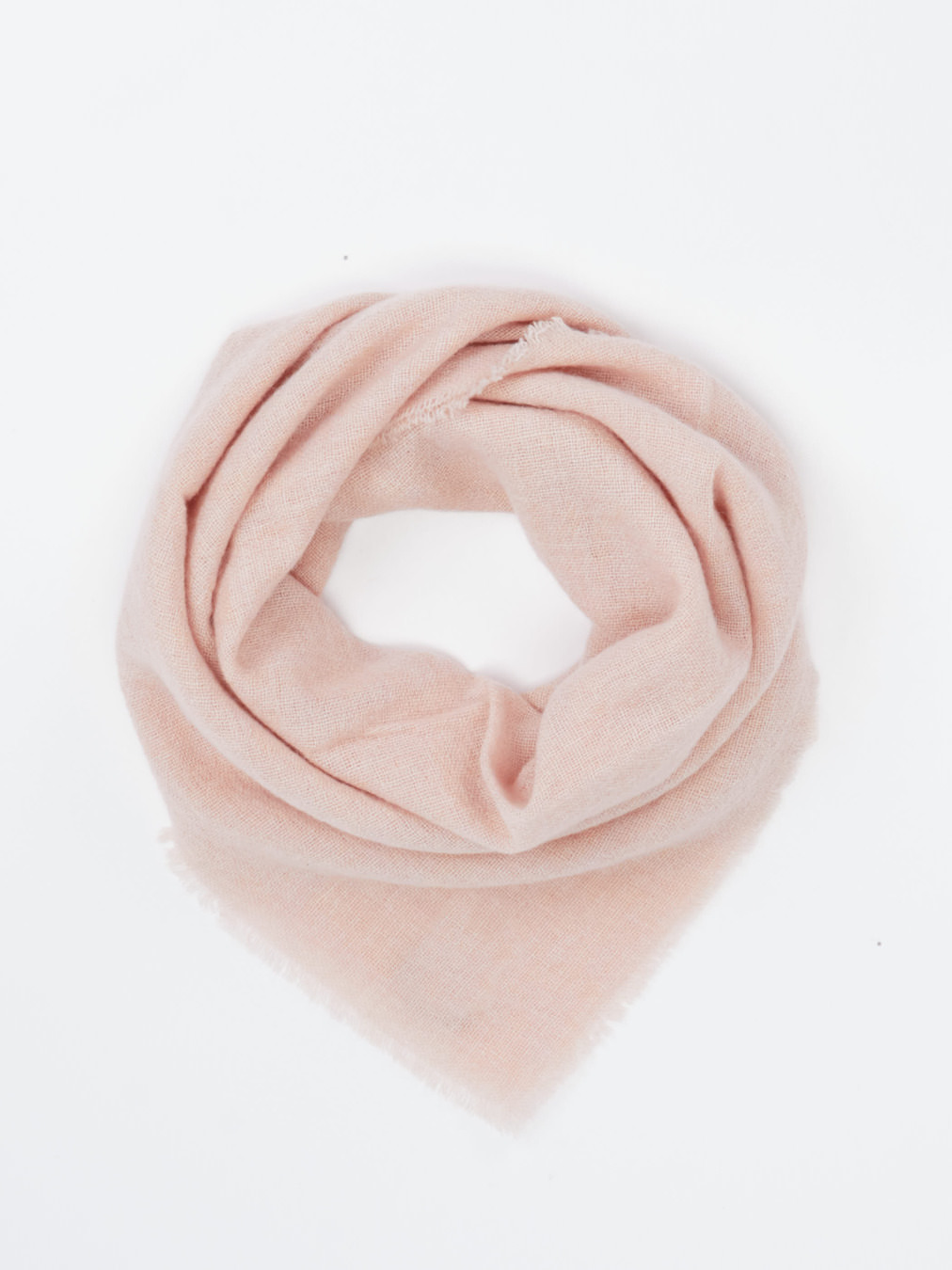 Blui – Dreieckstuch aus Kaschmir-Mix Rosé