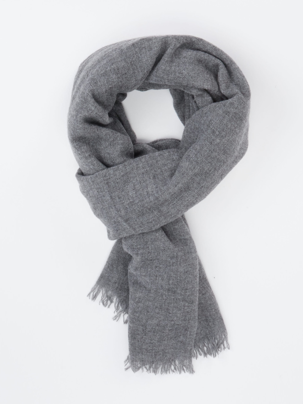 Blui – Webschal aus Kaschmir in Grau