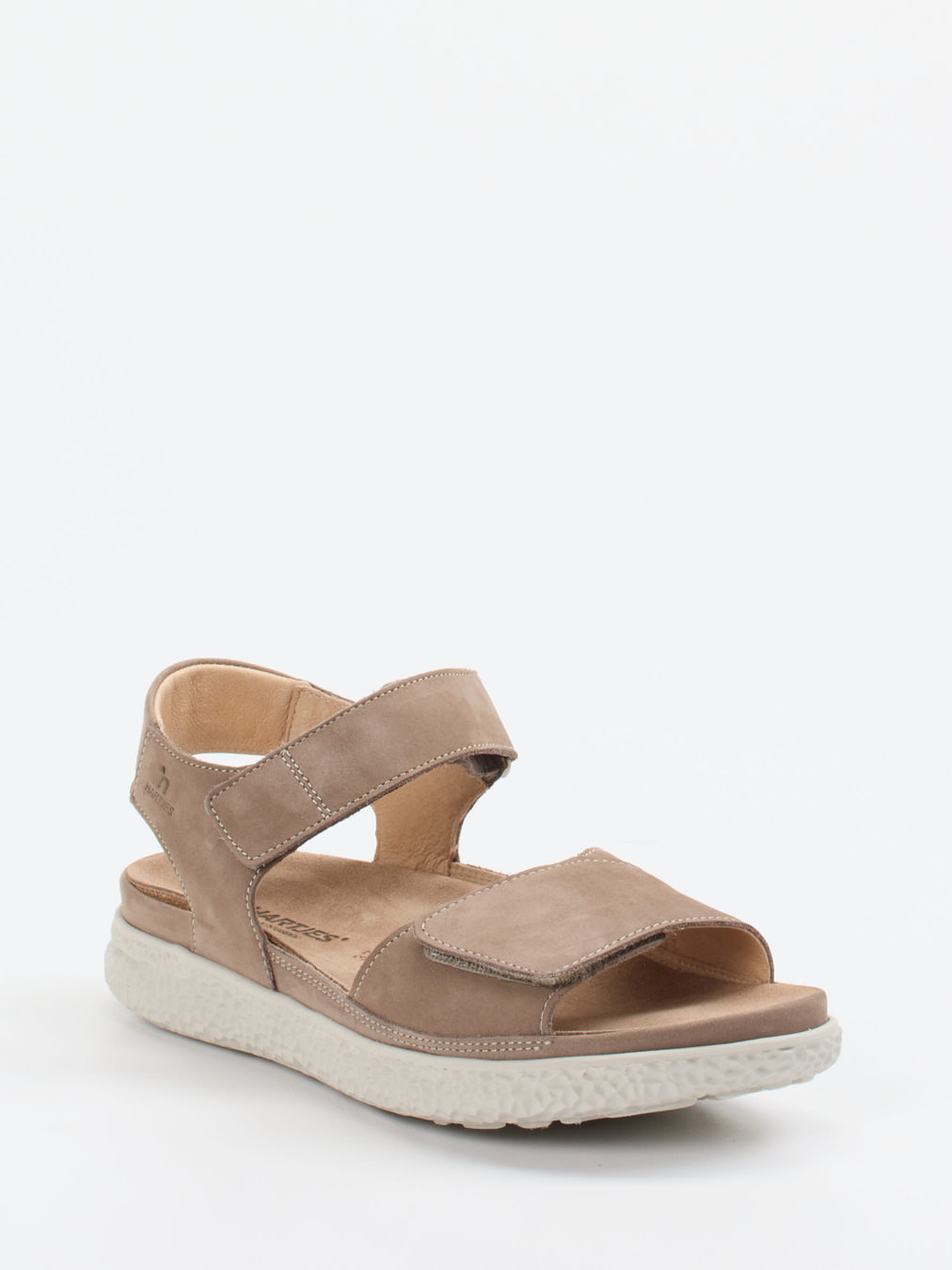 Hartjes – Komfortsandalen aus Nubukleder Beige