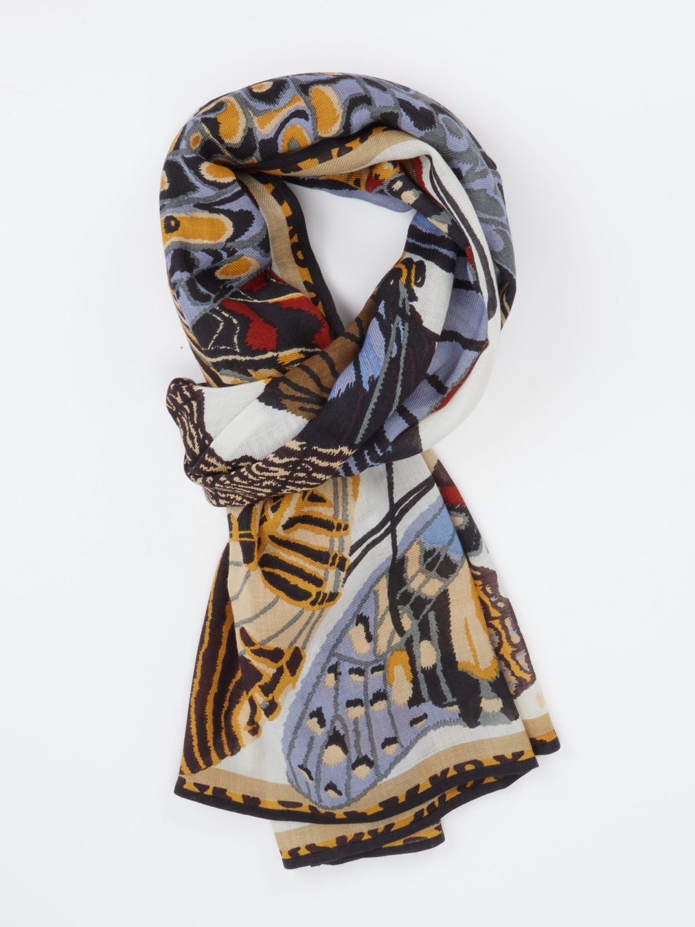 Inouitoosh – Schal aus Wolle mit Schmetterlingsmotiv