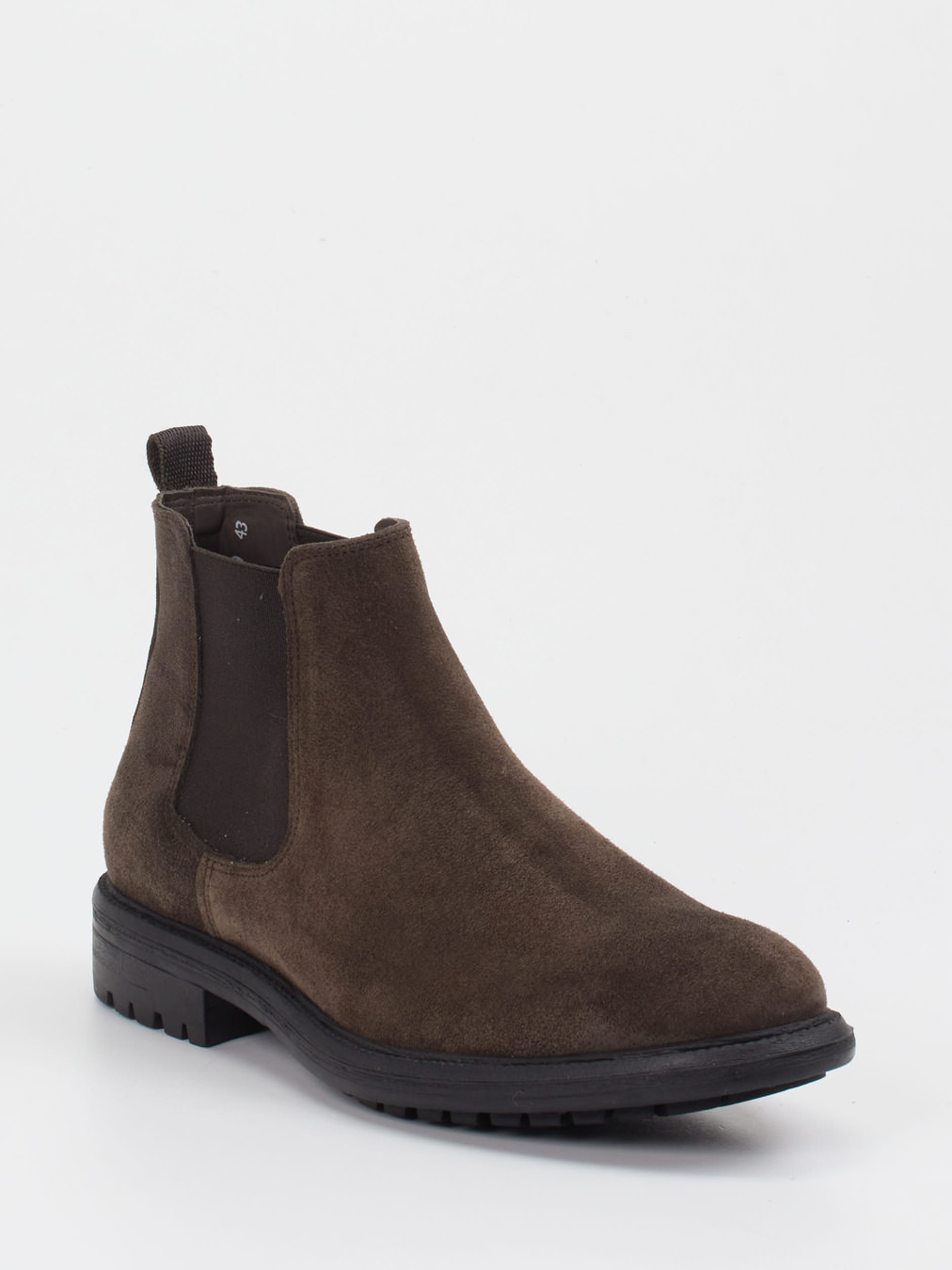 Konstantin Starke – Chelsea Boots aus Veloursleder braun