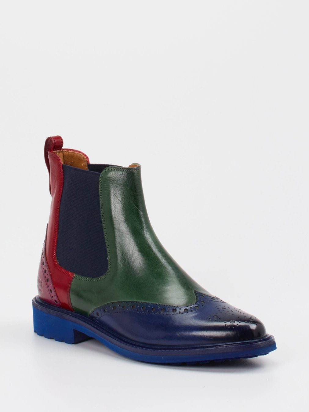 Melvin & Hamilton – Chelsea Boots aus Kalbleder multicolor