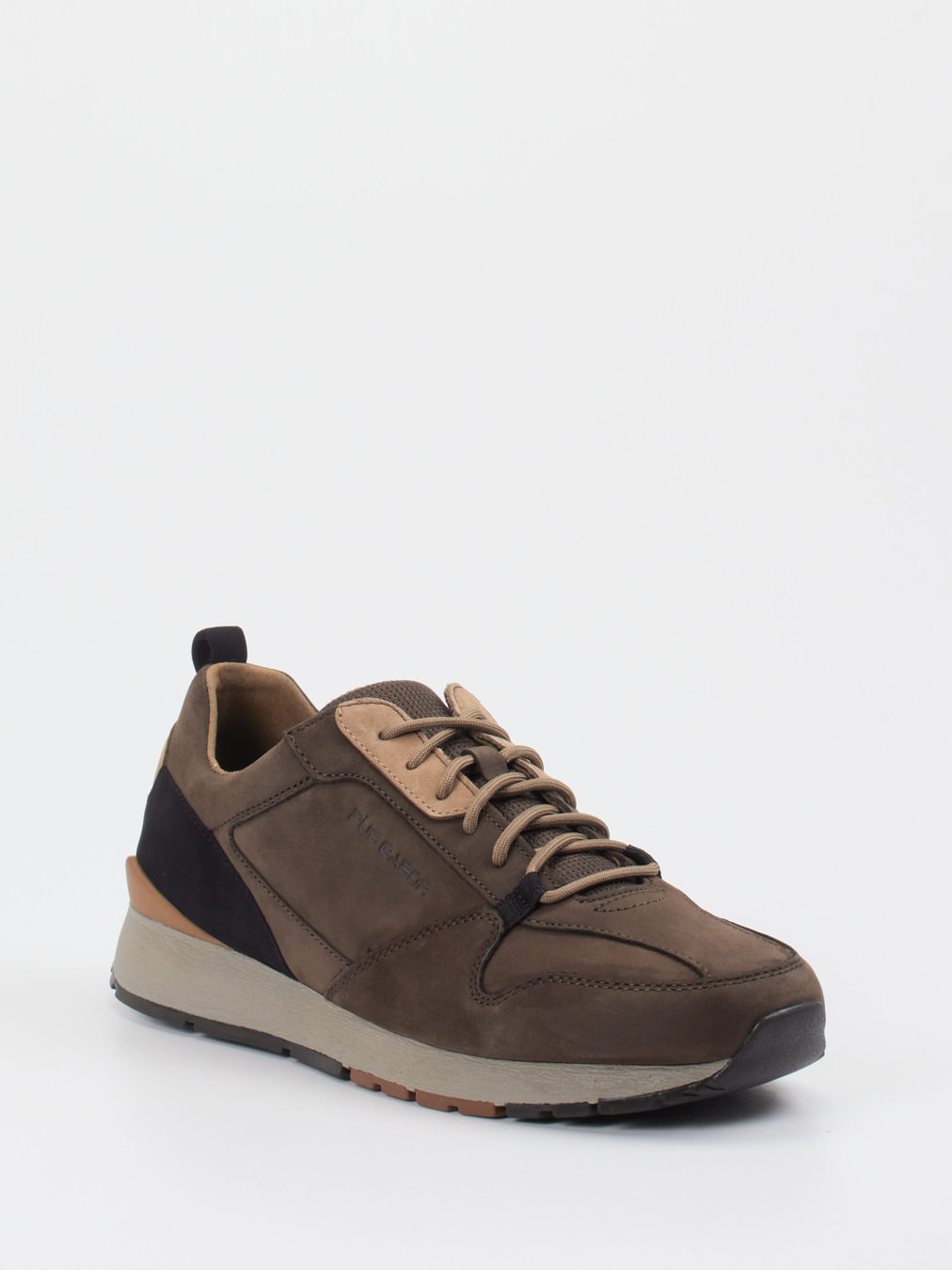 Pius Gabor – Sneaker aus Nubukleder Dunkelbraun