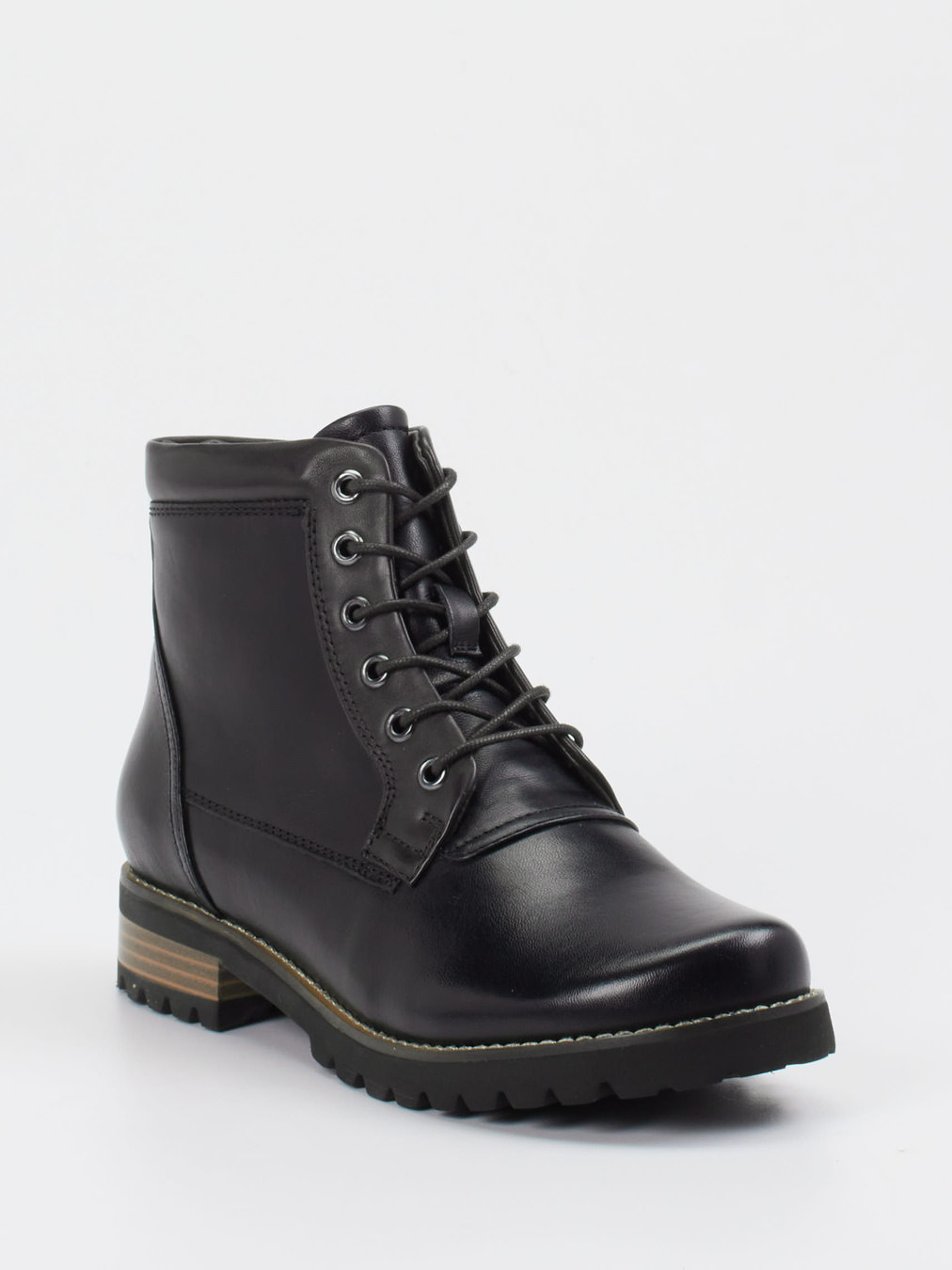 Ralph Harrison – Schnürboots aus Lammleder schwarz