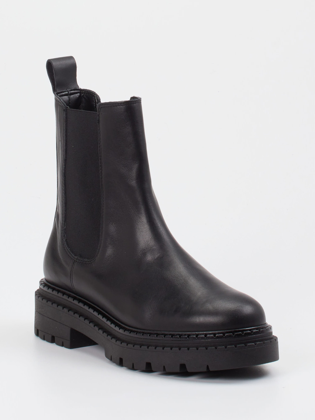 Andrea Puccini – Chelsea Boots aus Lammleder schwarz