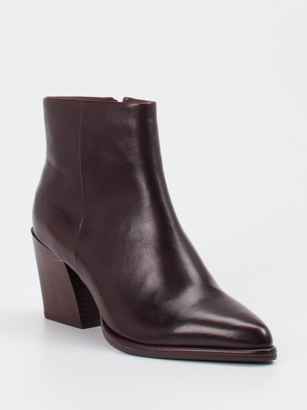 Regarde Le Ciel – Stiefelette aus Kalbleder dunkelrot