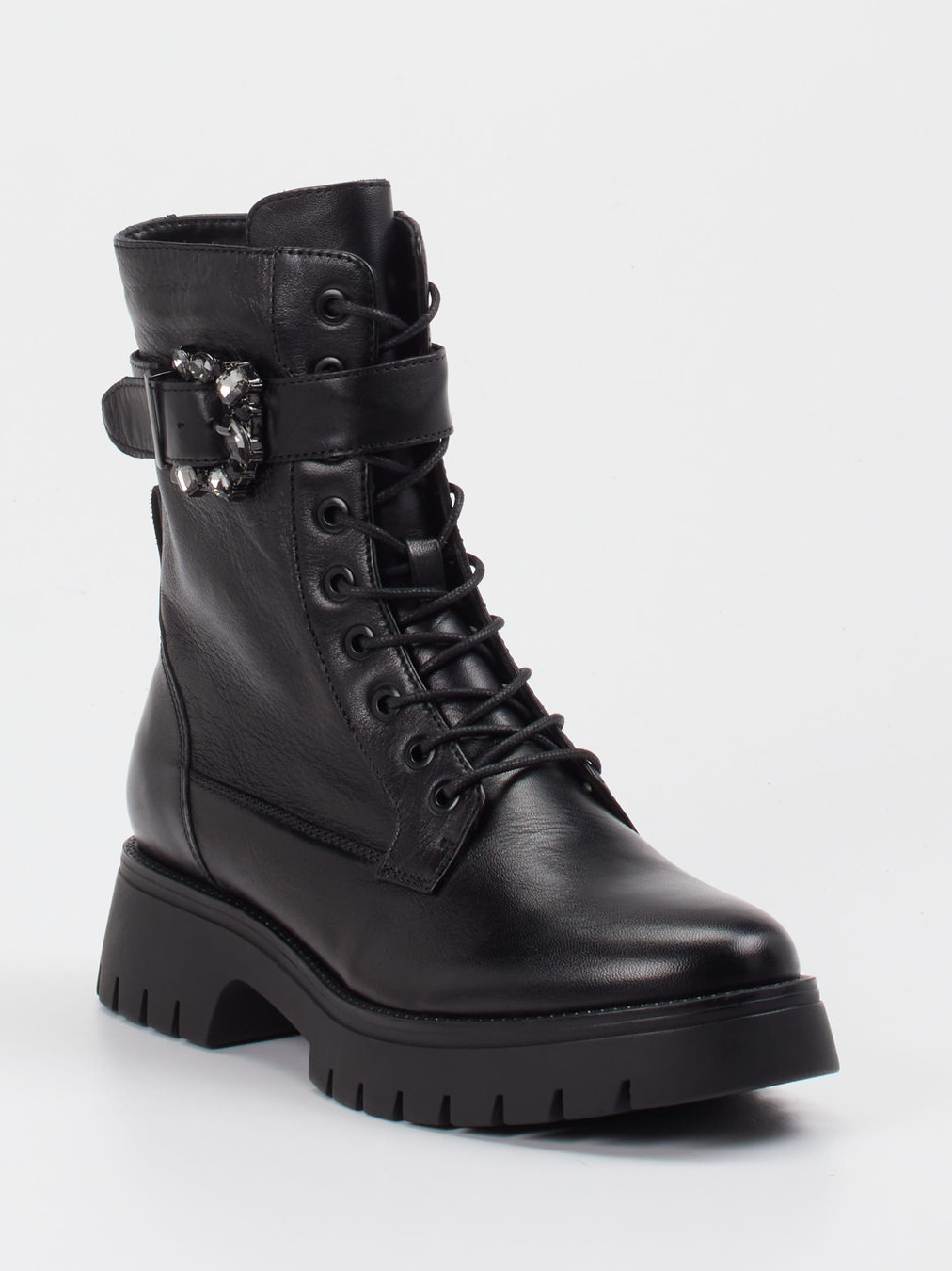 Regarde Le Ciel – Schnürboots aus Nubukleder schwarz