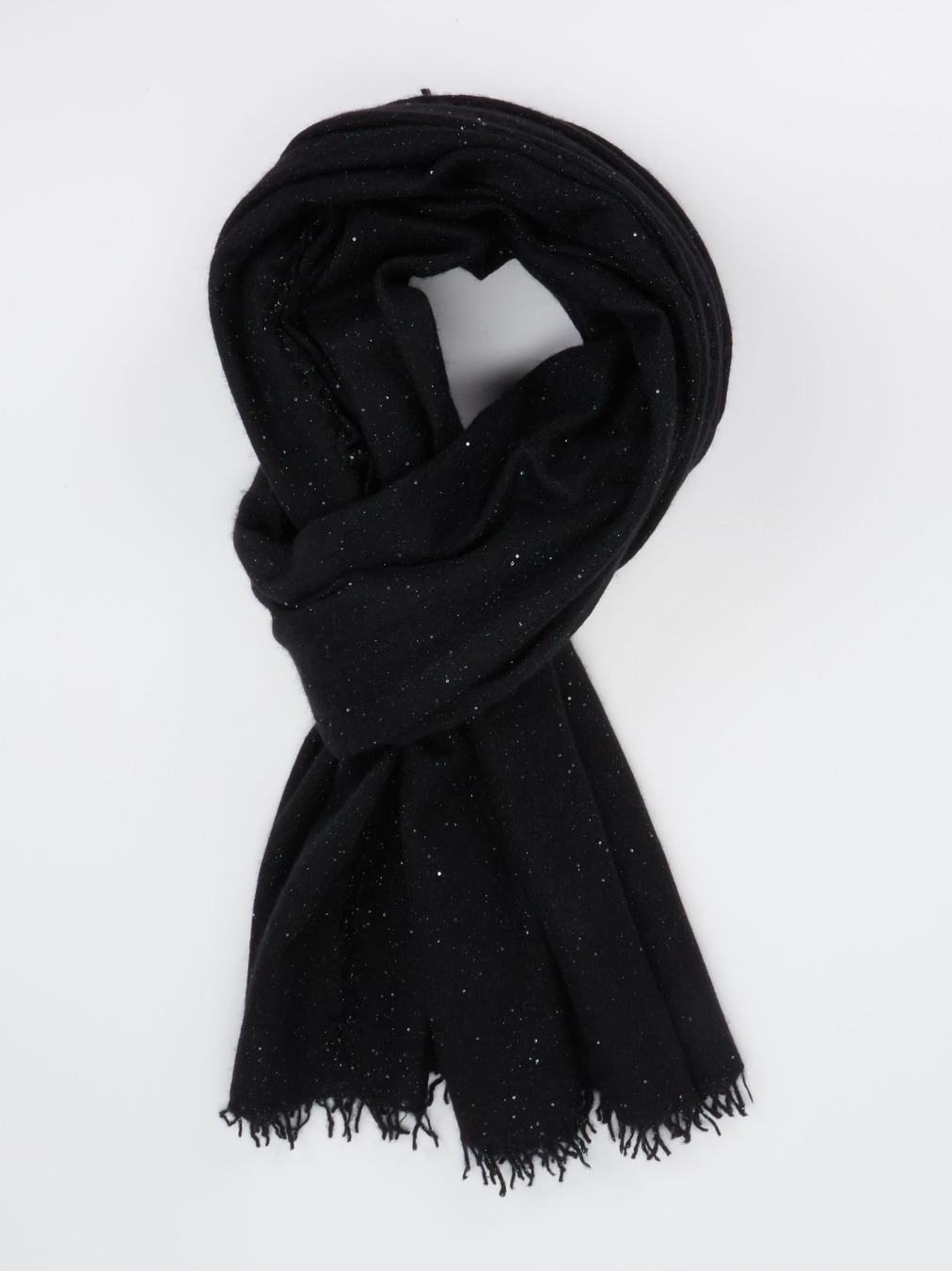 Konstantin Starke – Schal aus Wollmischung schwarz