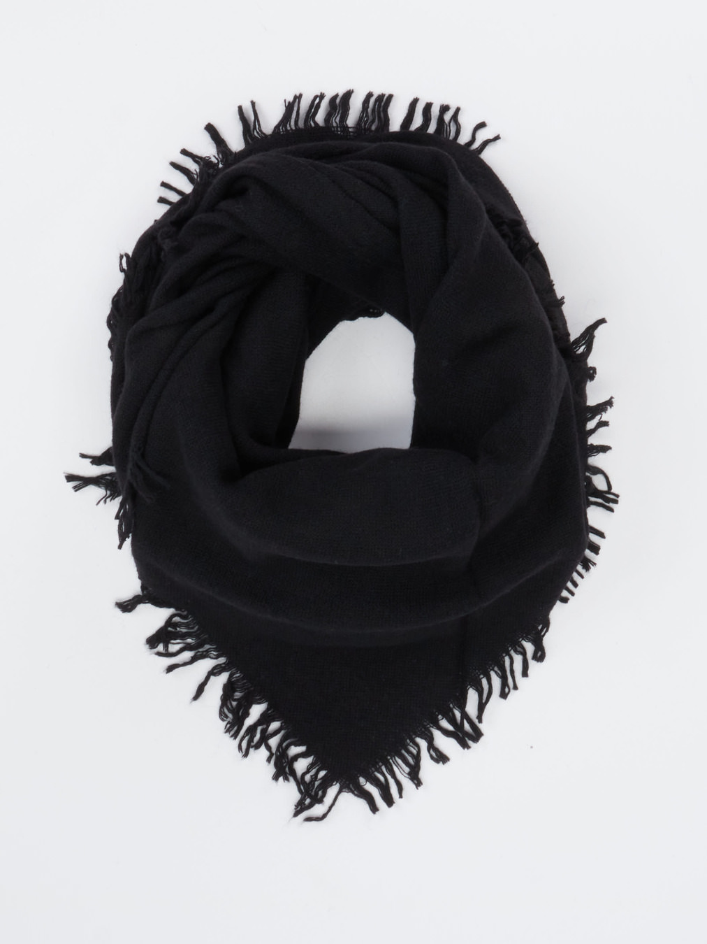 Blui – Dreieckstuch aus Textil in Schwarz