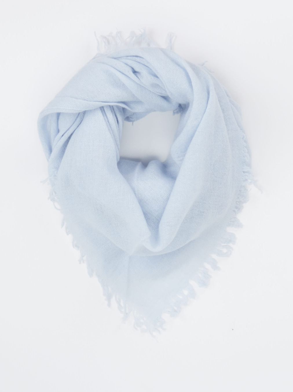 Blui – Schal aus Textil in Hellblau