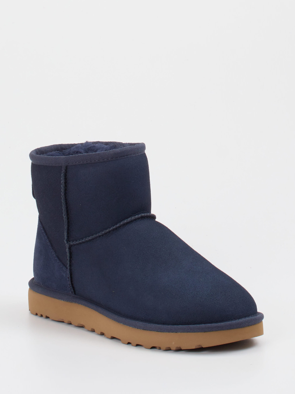 UGG – Winterboots aus Veloursleder Dunkelblau